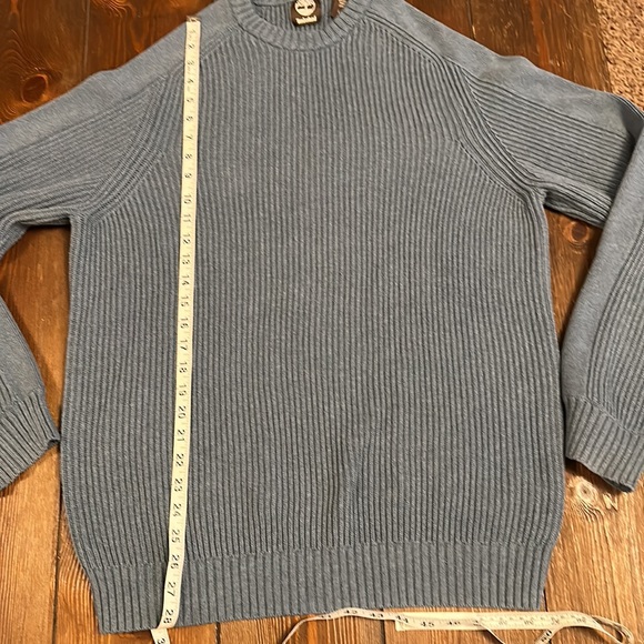 Timberland Blue Cotton Ribbed Sweater - Picture 5 of 10